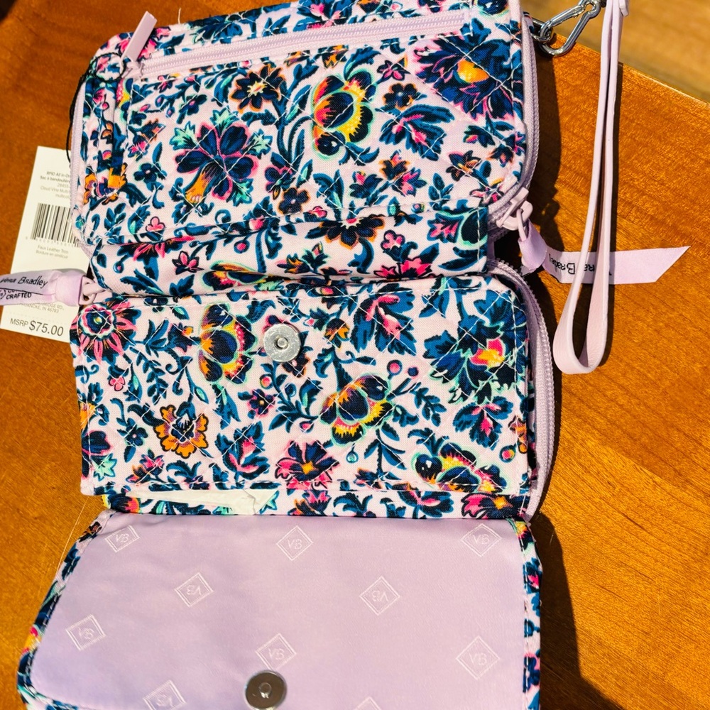 Vera Bradley Multicolor Floral Wristlet - Picture 10 of 10